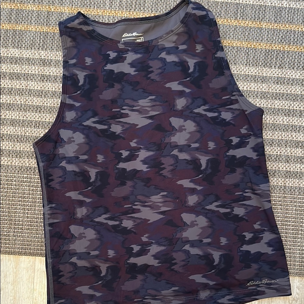 Eddie Bauer Women's Camo Tank Workout Top